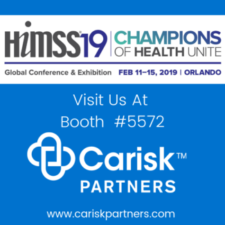 Visit Us at Booth 5572 at HIMSS19